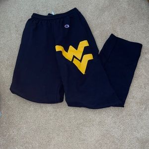 WVU Champion Navy Small Sweatpants